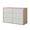 Cômoda Wood para Quarto de Criança com 6 gavetas