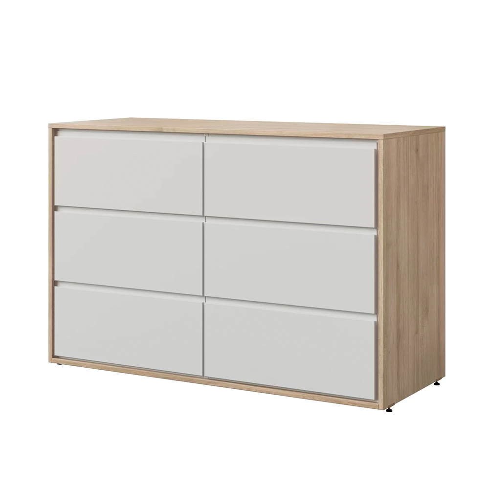 Comoda Wood Infantil com 6 gavetas