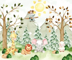 Painel de Parede Personalizado para Quarto Infantil
