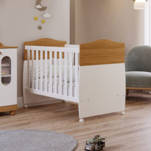 Berço Conforto 2 em 1 - Transforma em berço e mini cama