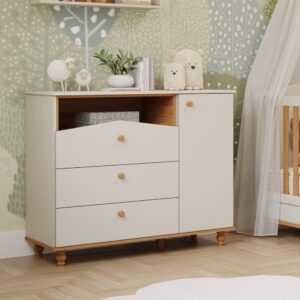 Cômoda Casinha Com Porta e 3 Gavetas
